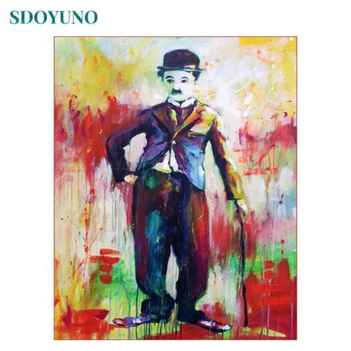 SDOYUNO Painting By Numbers For Adults DIY 60x75cm Framed acrylic paint by numbers on canvas Room Decoration Digital Painting - Image 6