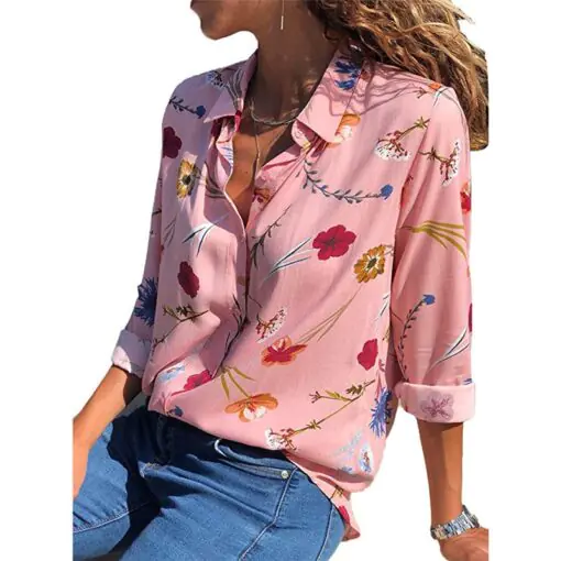 Women's long sleeve Chiffon turtleneck blouse - Image 18