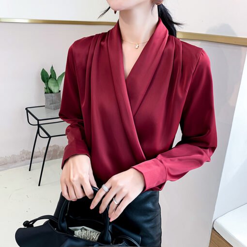 V-Neck Blouse - Image 2