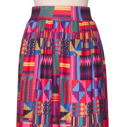 New Large Skirt Printed Skirt African Women Wear - Image 3