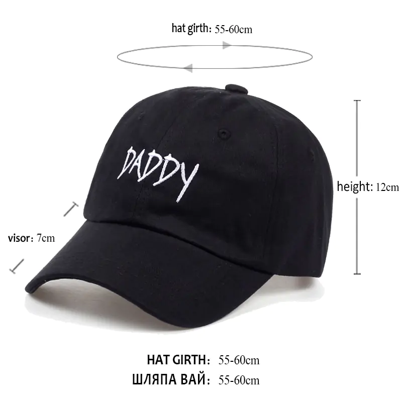 DADDY Dad Hat Embroidered Baseball Cap Hat men summer Hip hop cap hats - Image 3
