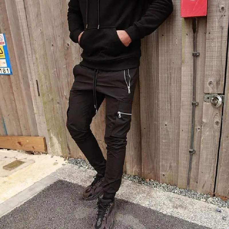 Zip Pocket Men's Cargo Pants - Image 3